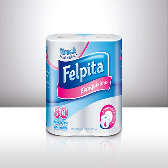 PAPEL FELPITA 80 M X 4 ROLLOS