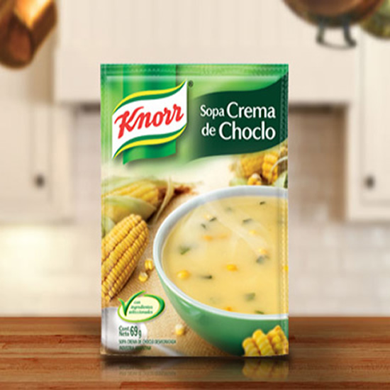 SOPA VEGETALES CARACOLITOS VERDES